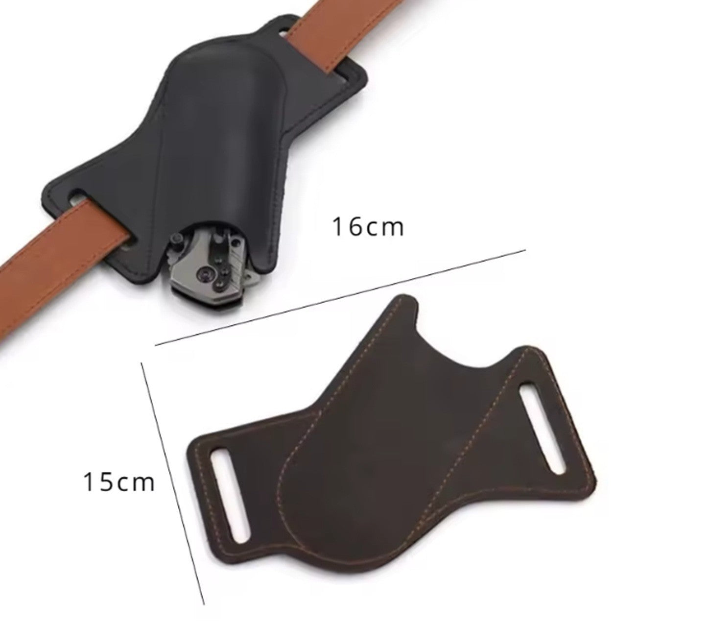 Messertasche, Kunstleder Messer Gürteltasche, Gürteltasche Etui