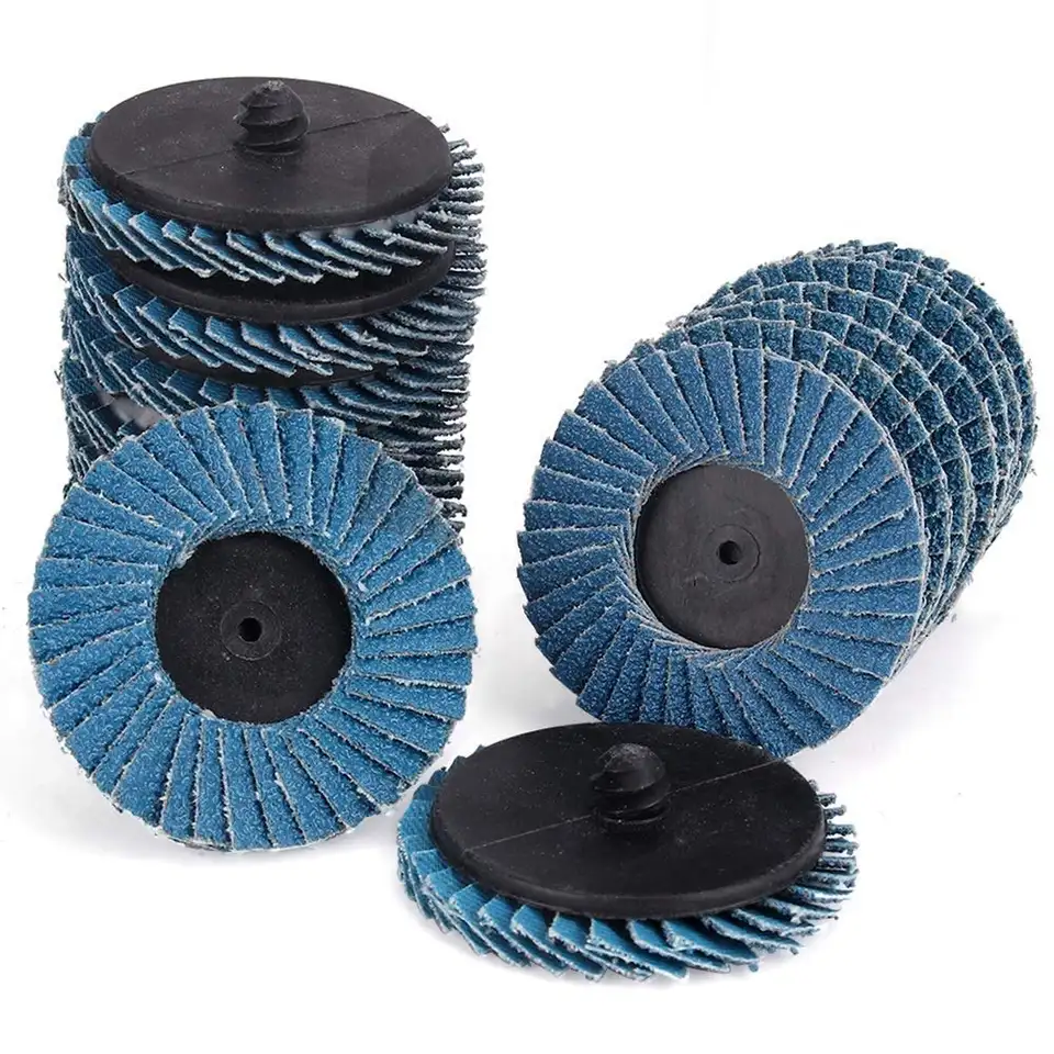 Mini Fächerscheibe Premium Profi-Qualität 2", 50 mm,Metall, Edelstahl -Zirkonium