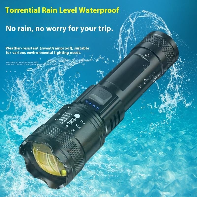  COB Taschenlampe Wiederaufladbare Schlüsselanhänger Licht Magnet LED Lampe