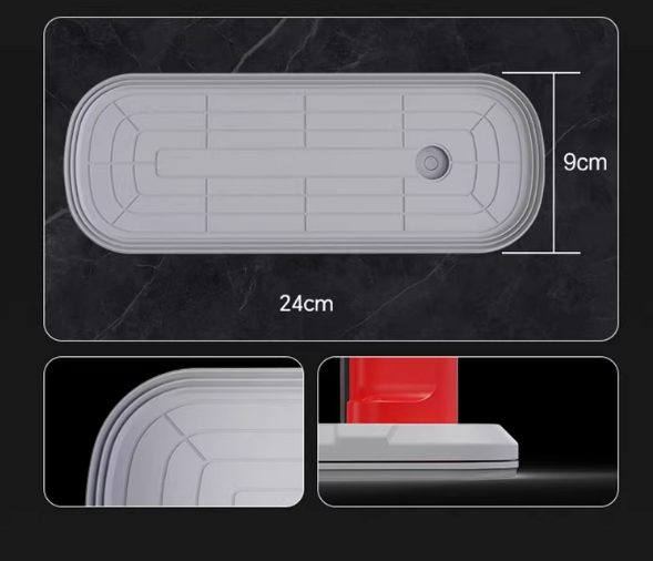Akku Vakuumheber Mini Akku Vakuumheber 260 x 90 mm 90-260 kg+ USB-C Saugheber
