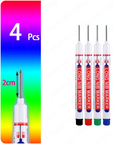 Tieflochmarker, Marker, Baumarker, Bleistift, Ersatzminen, Minen