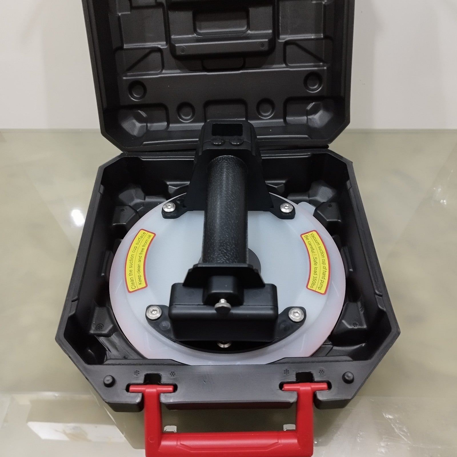 Mini Akku Vakuumheber 260 x 90 mm 120kg+ USB-C Saugheber Plattenheber Glasheber