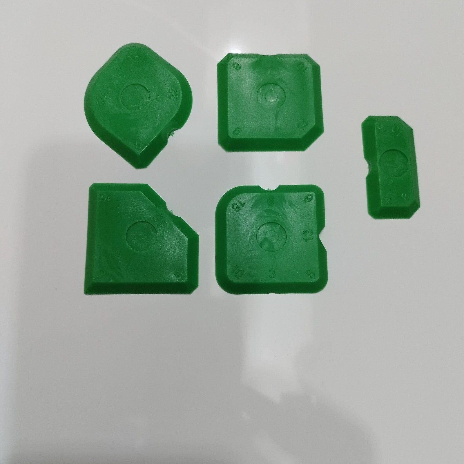 Fugenglätter Set Silikonspachtel Silikonglätter Silikon abzieher Abzieher 5-tlg