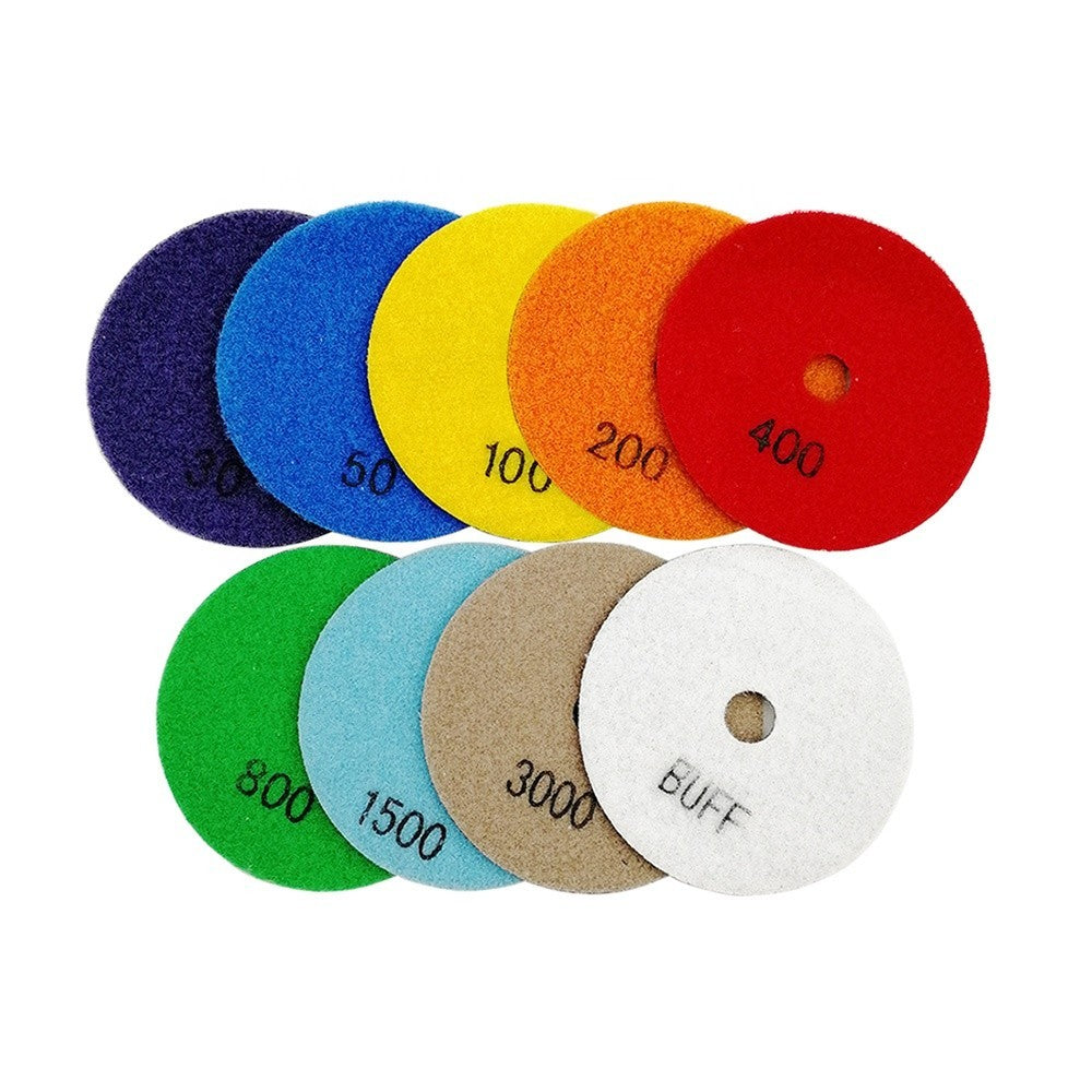 Polier Diamantpad Trägerplatte Magnetisch , Klettteller  polieren und schleifen.