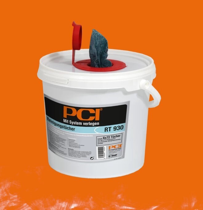 Reinigungstücher PCI RT 930 72 Stück Entfernung von PU  Klebstoff  & Dichtstoff