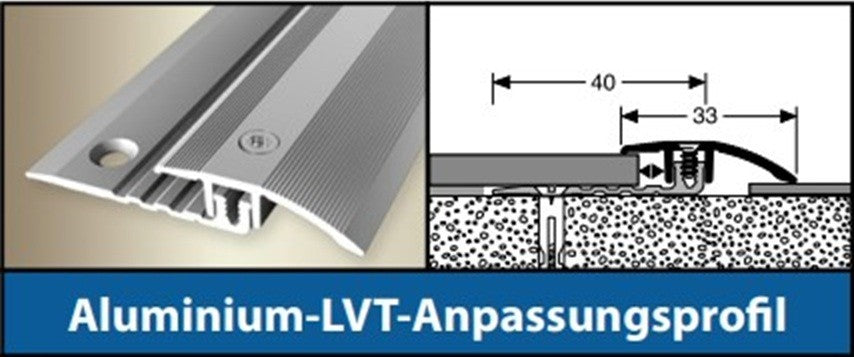 Übergangsprofil Bodenleiste Abschlussprofil Anpassungsprofil für Laminat - Vinyl