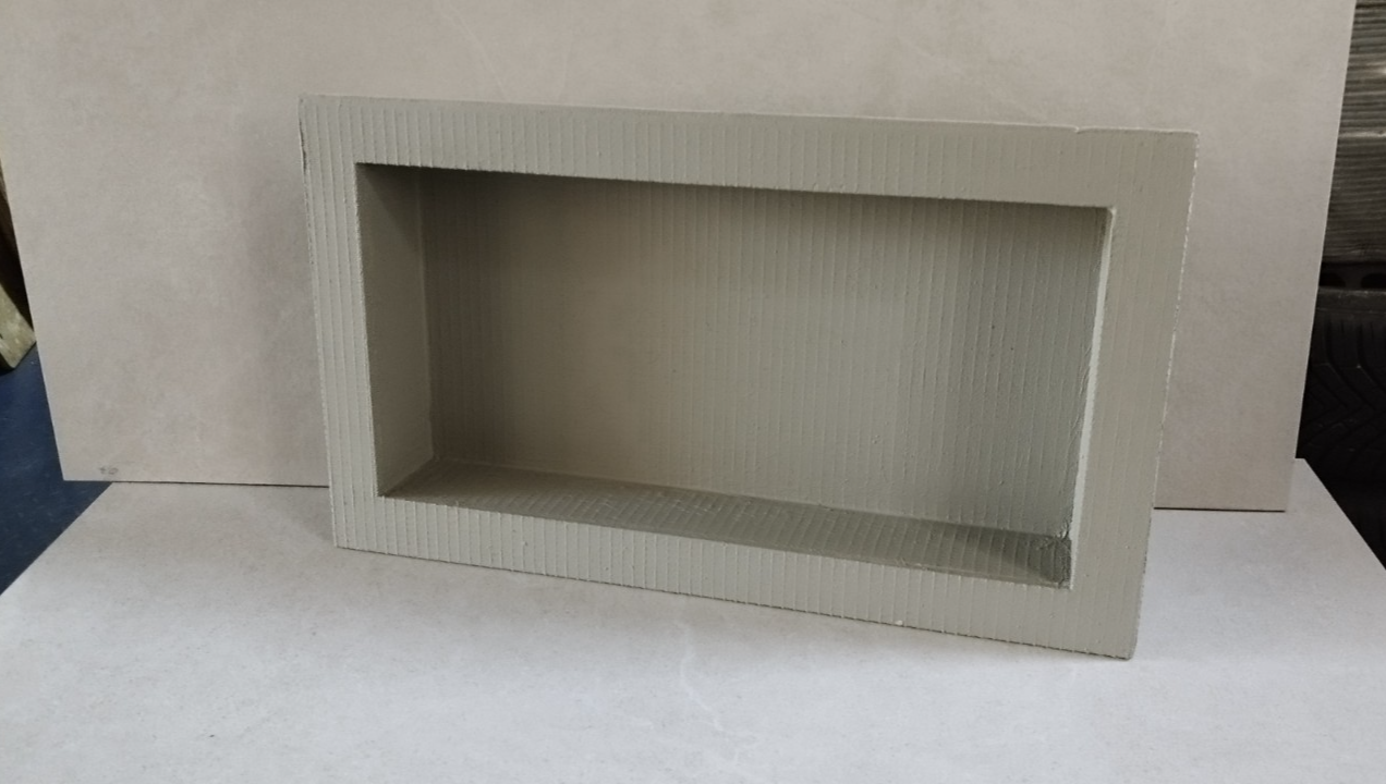 Wandnische, Befliesbare montagefertige Wandnische, Ablage