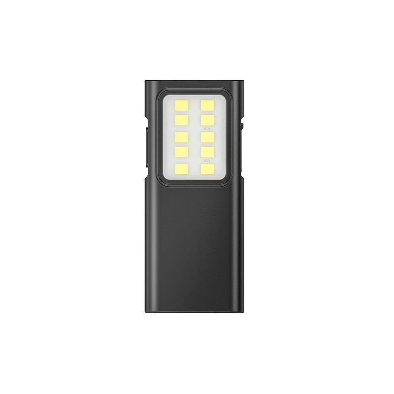  COB Taschenlampe Wiederaufladbare Schlüsselanhänger Licht Magnet LED Lampe