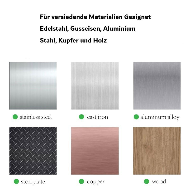 Lochsäge Hartmetall TCT Bohrkrone Kreisschneider für Edelstahl 19-75 mm Set