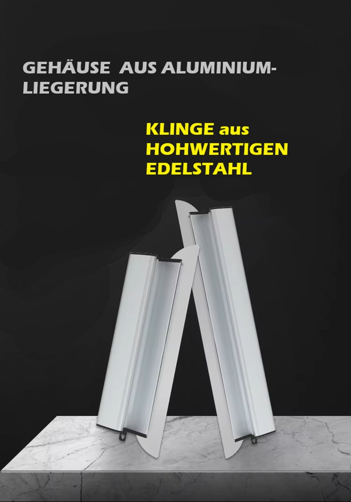 Profi Flächenspachtel Set im Koffer   Wände Decken Spachteln Verputzen