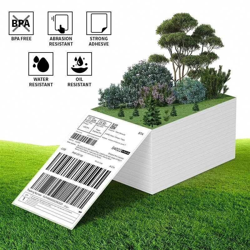 Thermo Versand Etiketten Rolle 100 x 150 mm | 500 - 2500 Stk. DHL DPD UPS ZEBRA