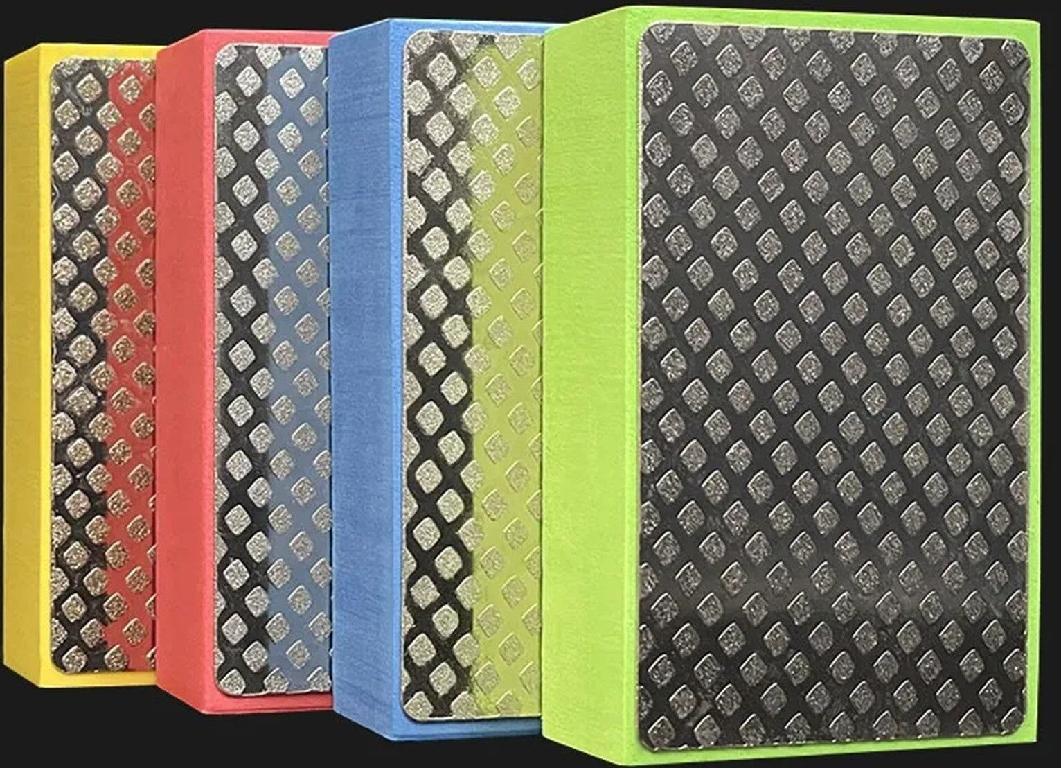1-4 Diamanthandpad-Schleifpad- Fliesen Kanten brechen Handschleifpad  Diamantpad