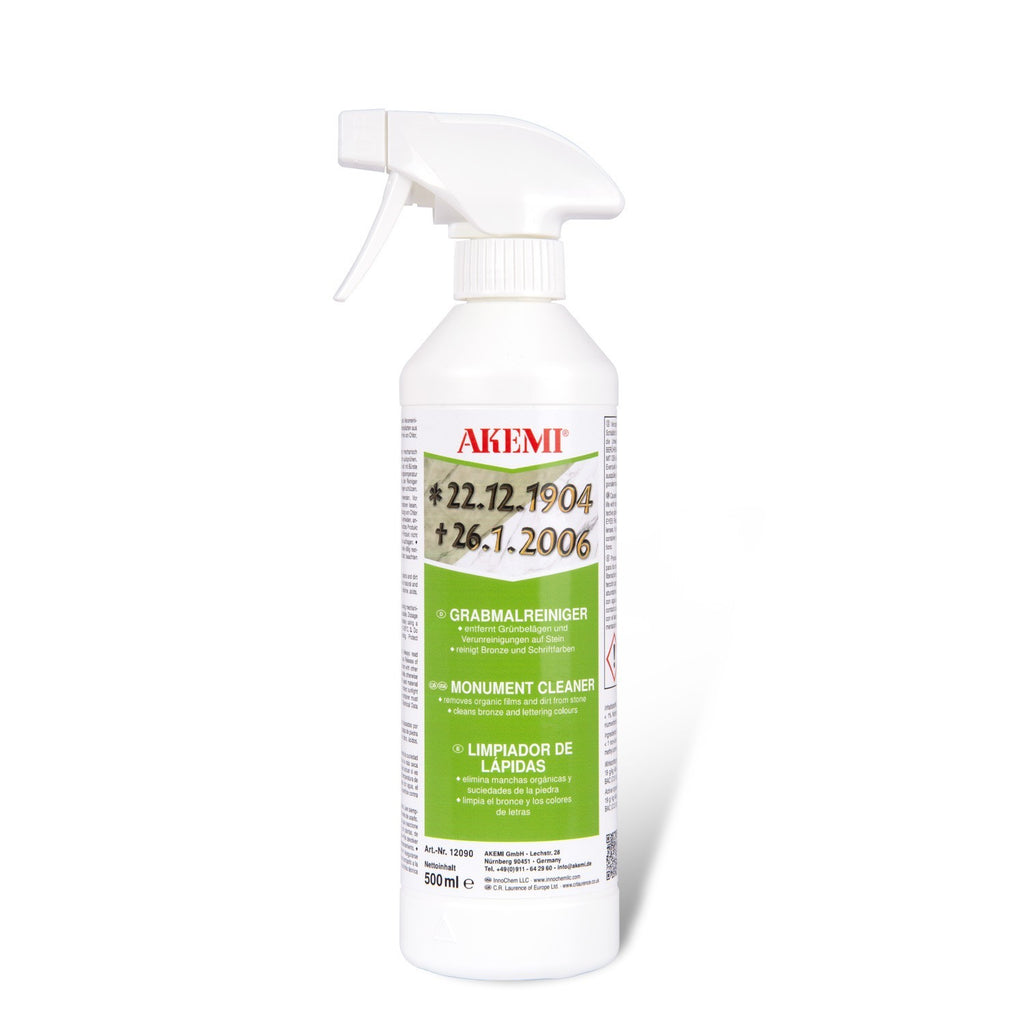 AKEMI Grabmalreiniger Reiniger,  -500ml Sprühflasche- Reinigungsmittel