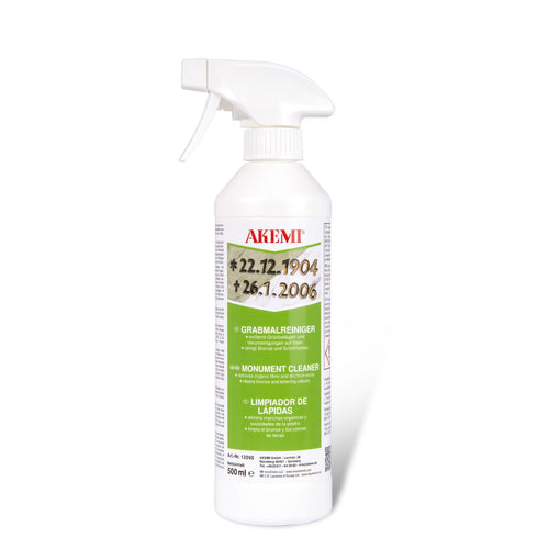 AKEMI Grabmalreiniger Reiniger,  -500ml Sprühflasche- Reinigungsmittel
