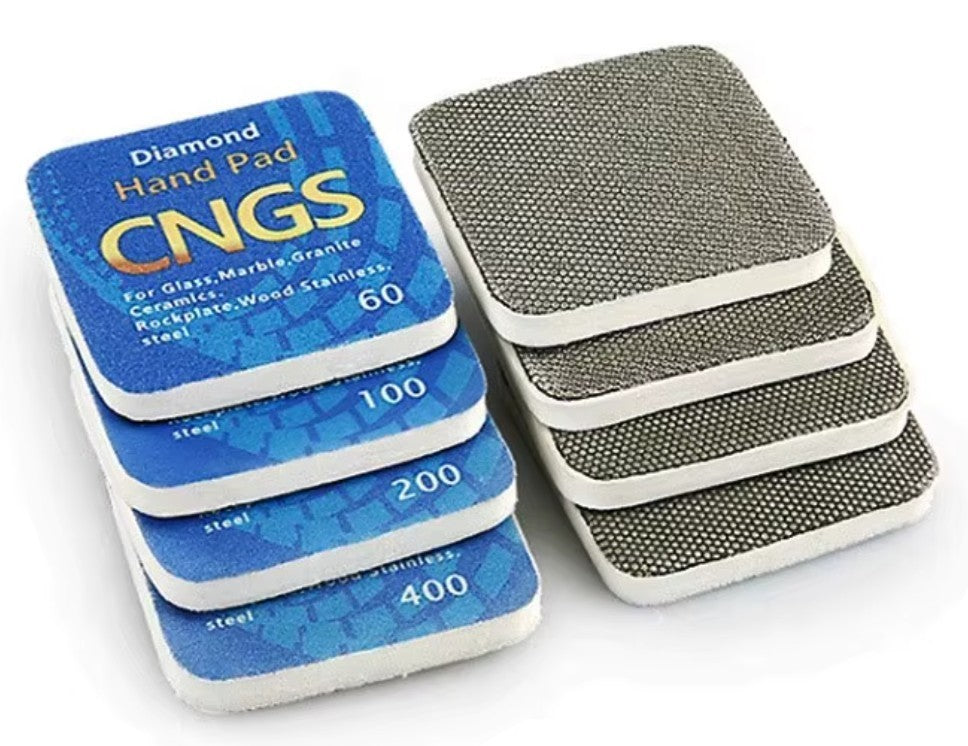 Diamant Handpad - Flexible Diamant-Handpads 60 / 100 / 200 / 400 Körnung