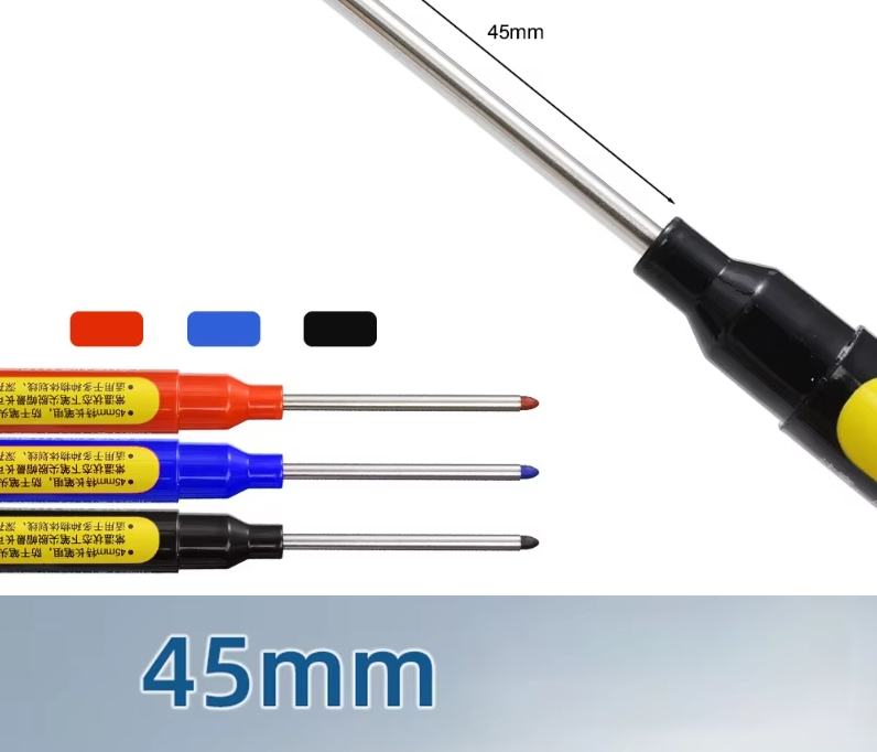 Tieflochmarker, Marker, Baumarker, Bleistift, Ersatzminen, Minen