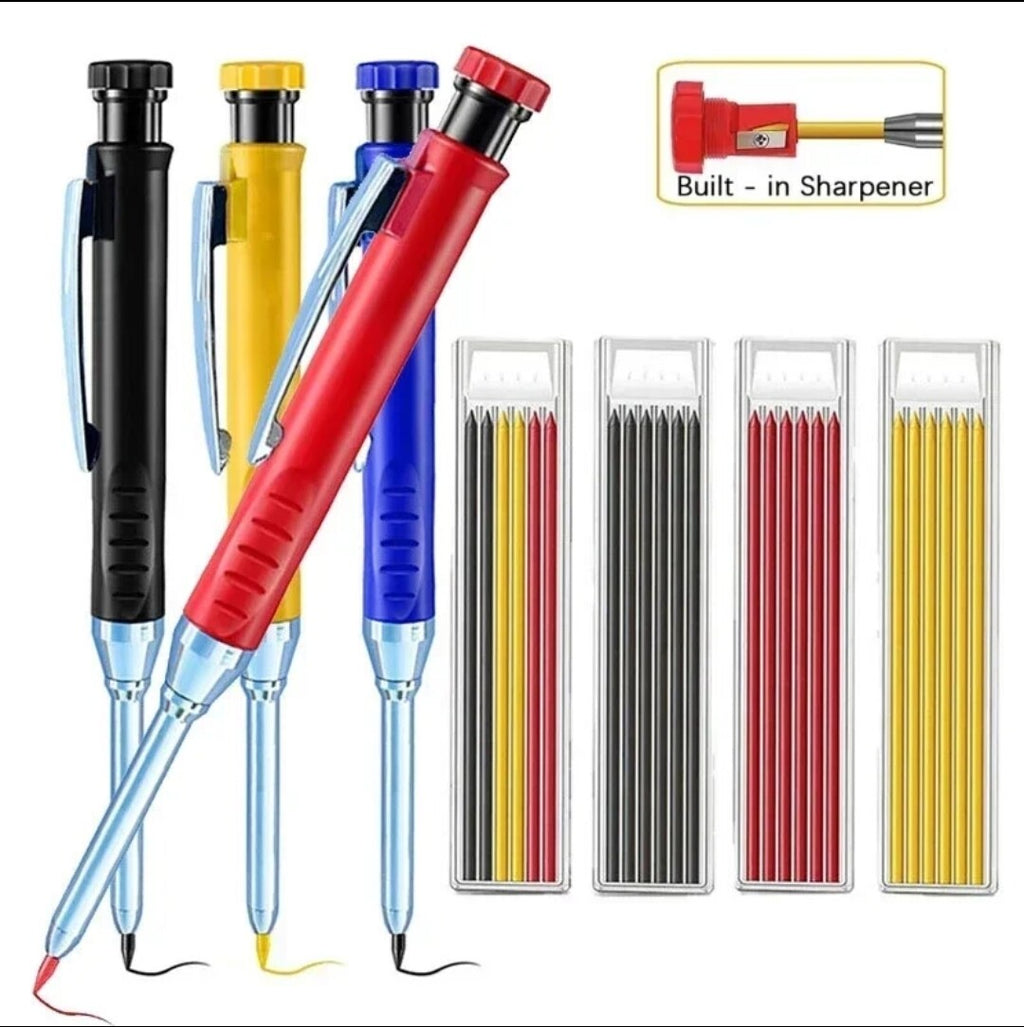Tieflochmarker, Marker, Baumarker, Bleistift, Ersatzminen, Minen
