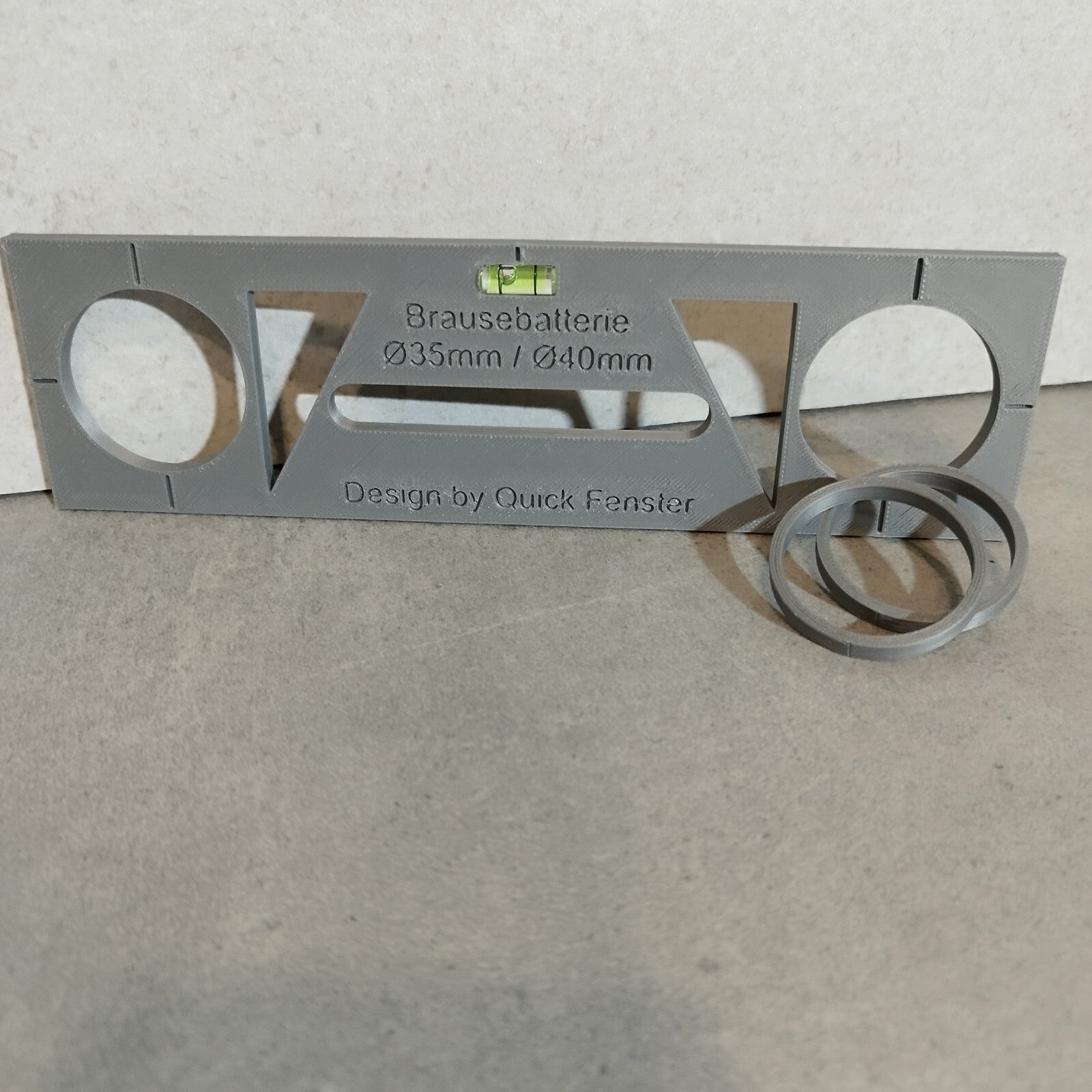 Bohrschablone für Wand-WC - Bohrschablone für Steckdose- Brausebatterie - Grohe