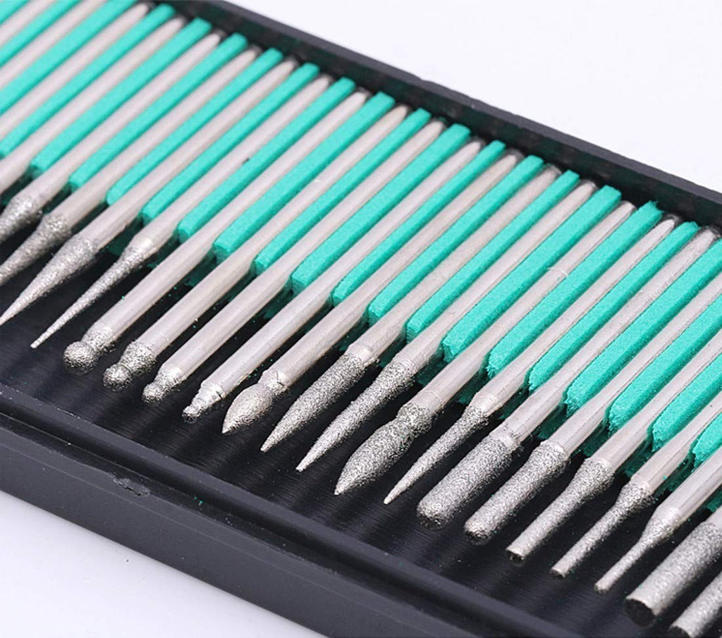 Diamant Fräser Schleifstift 3-6mm Diamantschleifer Bohrer für "Dremel Proxxon"