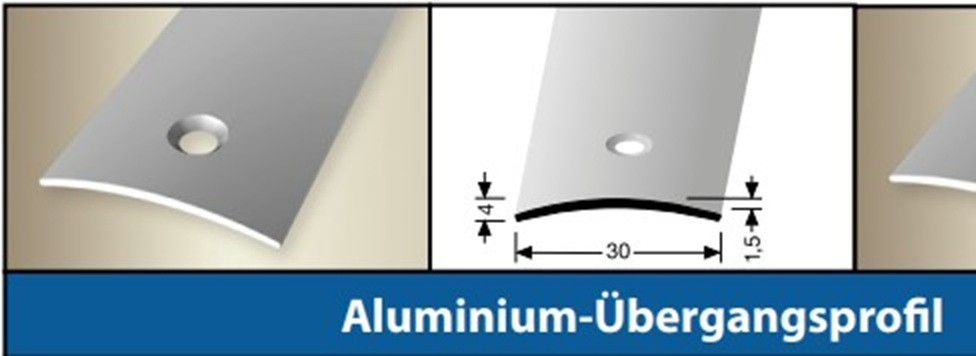 Übergangsprofil Bodenleiste Abschlussprofil Anpassungsprofil für Laminat - Vinyl