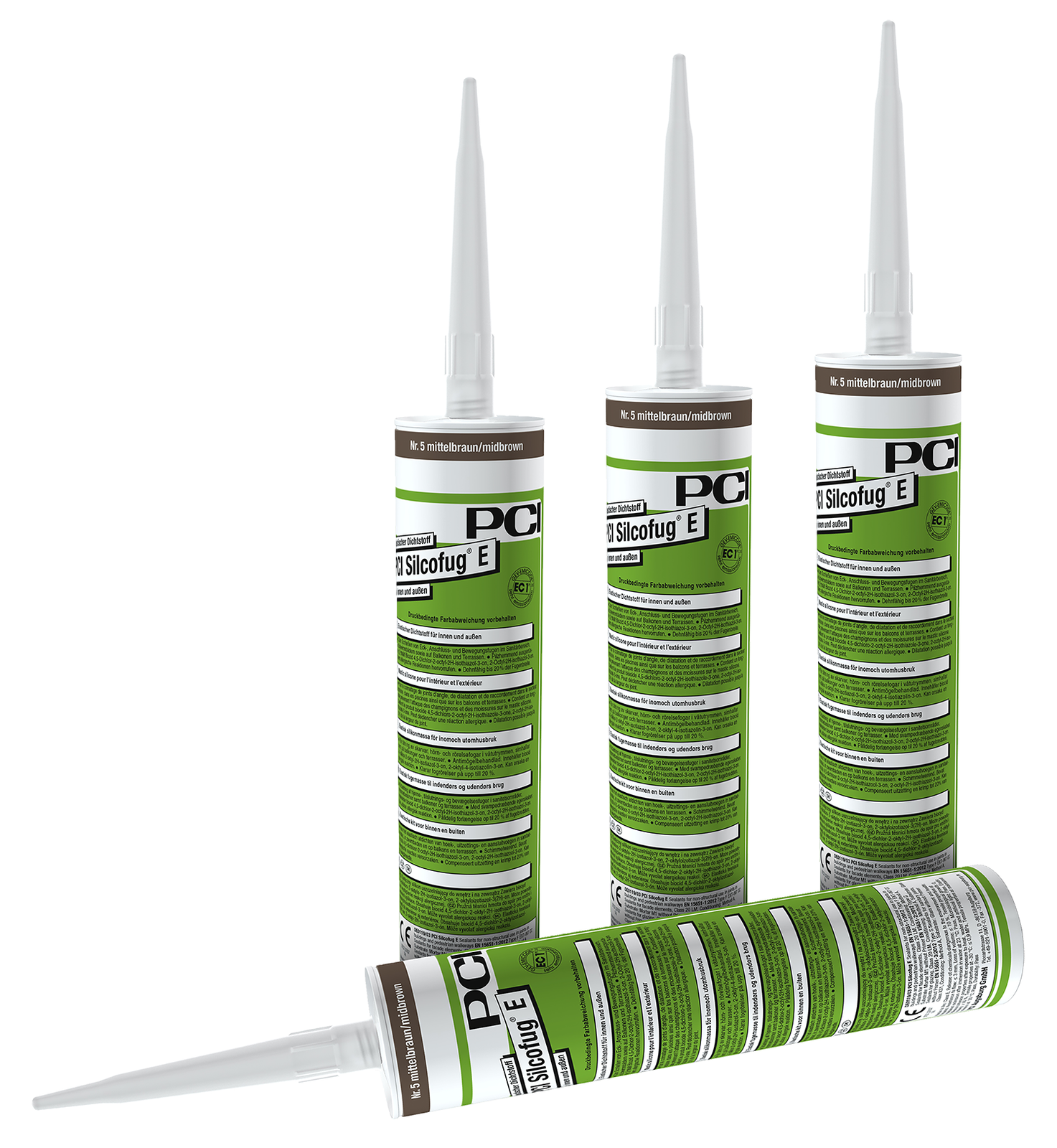 PCI Silcofug E 12 x Elastischer Dichtstoff Fuge Silikon Bad Sanitär, Abdichtung