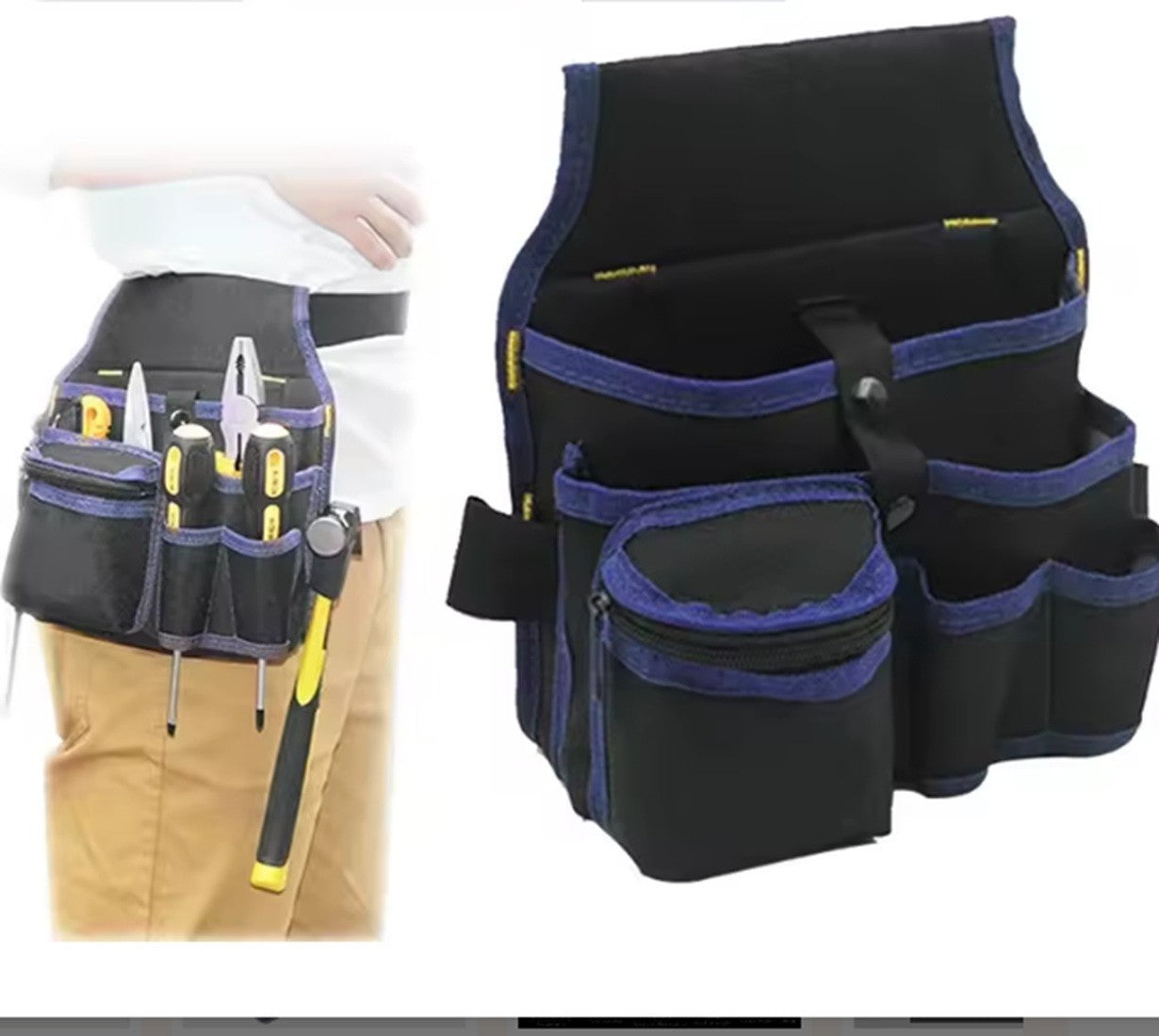 Werkzeugtasche Werkzeuggürtel Gürteltasche Handwerker Gürtel - Magnetarmband