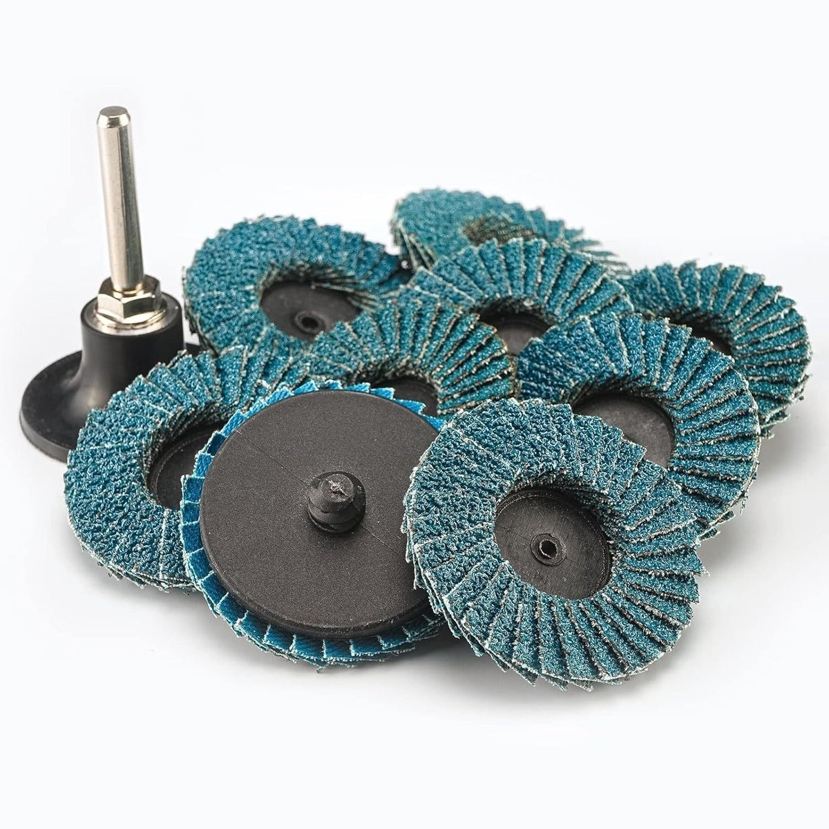 Mini Fächerscheibe Premium Profi-Qualität 2", 50 mm,Metall, Edelstahl -Zirkonium