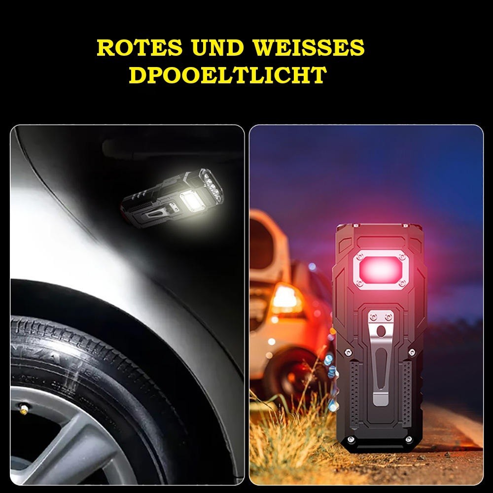  COB Taschenlampe Wiederaufladbare Schlüsselanhänger Licht Magnet LED Lampe