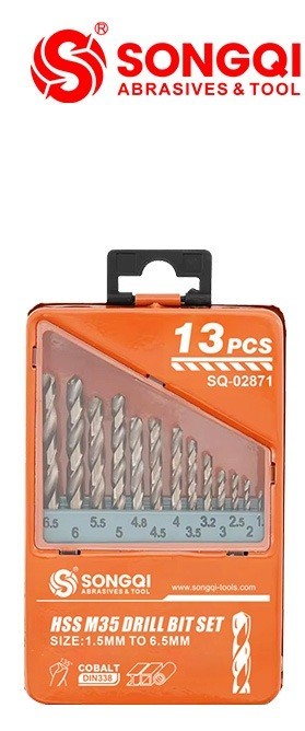 Metallbohrer Set HSS-E Cobalt Pro - Spiralbohrer -Edelstahlbohrer Stahlbohrer