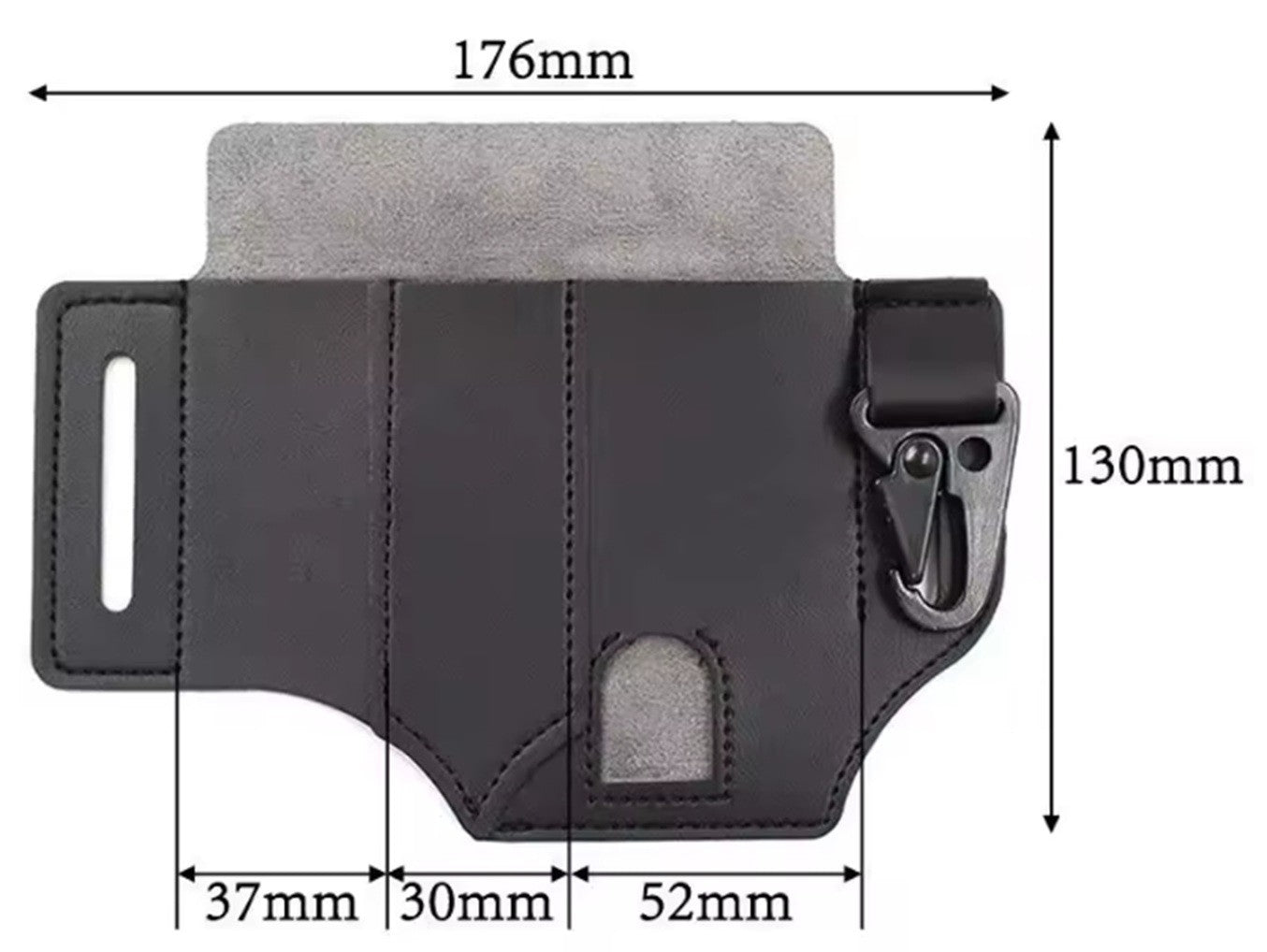 Messertasche, Kunstleder Messer Gürteltasche, Gürteltasche Etui