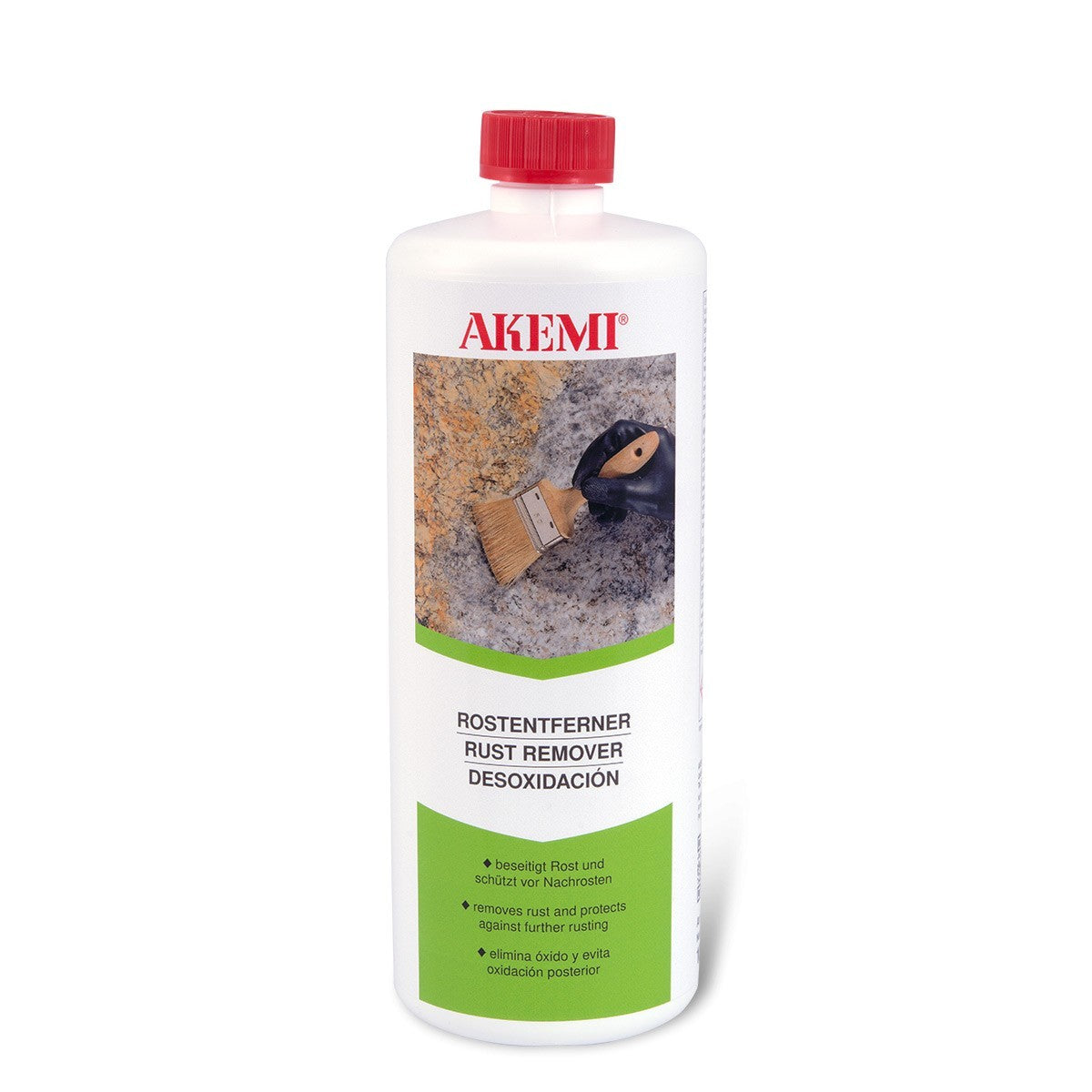 AKEMI Rostentferner -1 Liter  - Säurehaltiges Reinigungsmittel - KONZENTRAT