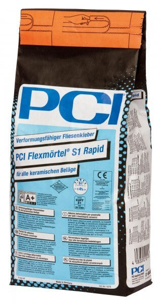 PCI Fliesenkleber FLIESENLKEBER - PCI FLEXMÖRTEL S1 RAPID, 5,00 kg