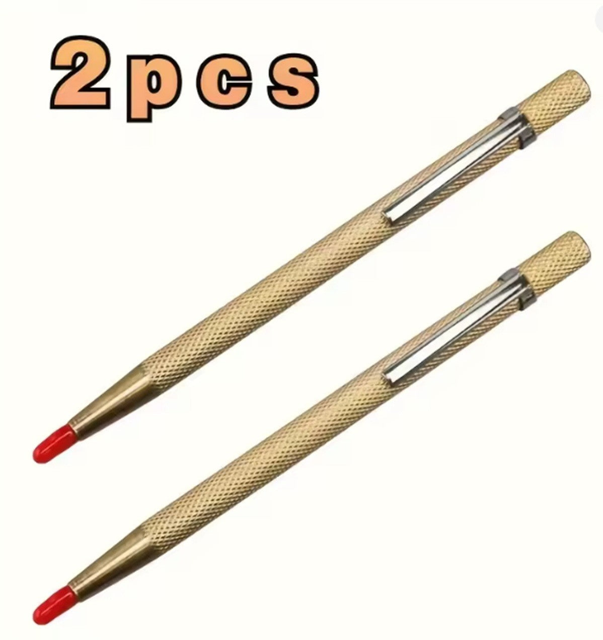 2 x  Reißnadel mit Hartmetallspitze 140mm Anreißnadel Hartmetall Anreißer