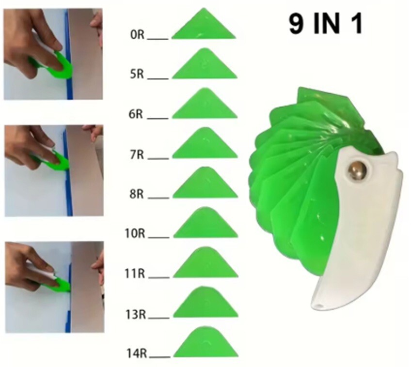 Fugenglätter Set Silikonspachtel Silikonglätter Silikon abzieher Abzieher 5-tlg