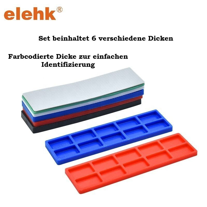 Kunststoff Abstandshalter Fenster  - Nivellierung Fensterkeile- Set  1-6 mm