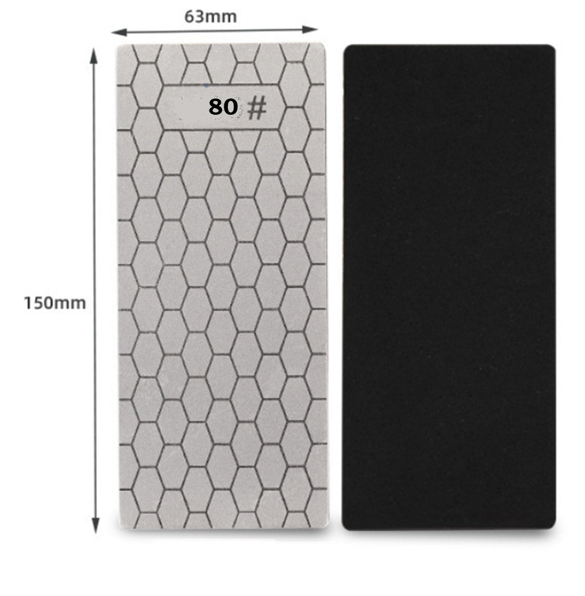 Diamant Schleifstein #80–600 - Fliesen Kanten brechen Handschleifpad Diamantpla