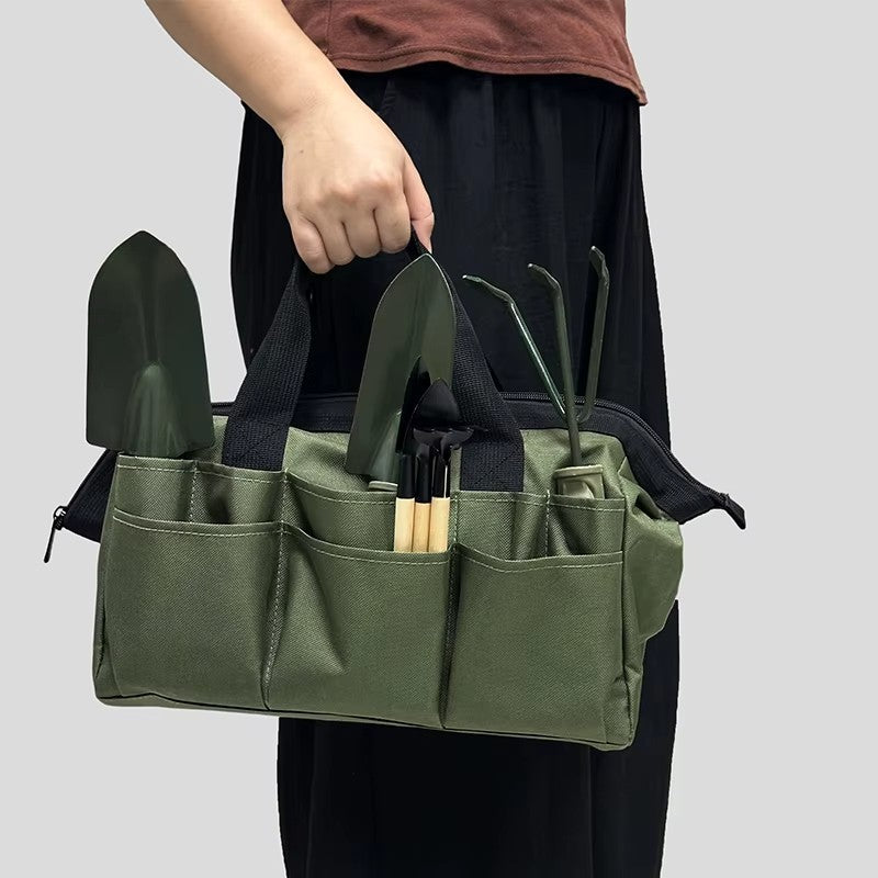 Gartenwerkzeug Set Pflanzset Gartengeräte  Kleingeräte Schaufel Kelle mit Tasche