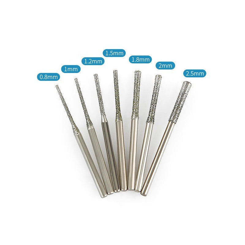 Diamant Bohrer - 0.6 mm - 1,3 mm - Fliesenbohrer, Glasbohrer,  Steinbohrer