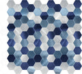 Mosaikfliesen Selbstklebend Glas Alu Metall Mosaik Wandverkleidung  -  0,9 qm