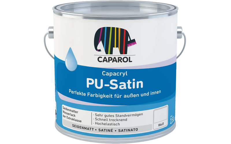 CAPAROL, Sikkens, CWS   PU-Lack Acryllack Holzlack Metall-Lack WEISS Matt