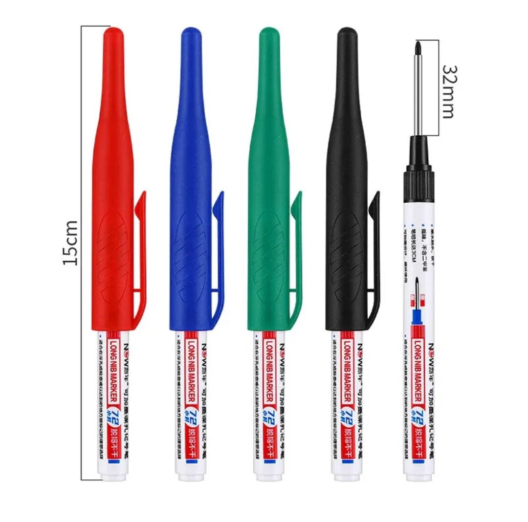 Tieflochmarker, Marker, Baumarker, Bleistift, Ersatzminen, Minen