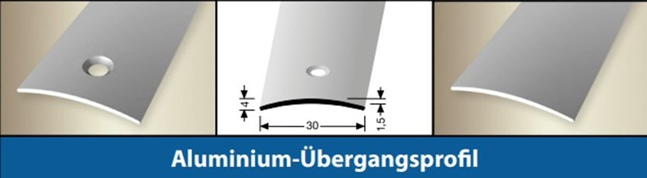 Übergangsprofil Bodenleiste Abschlussprofil Anpassungsprofil für Laminat - Vinyl