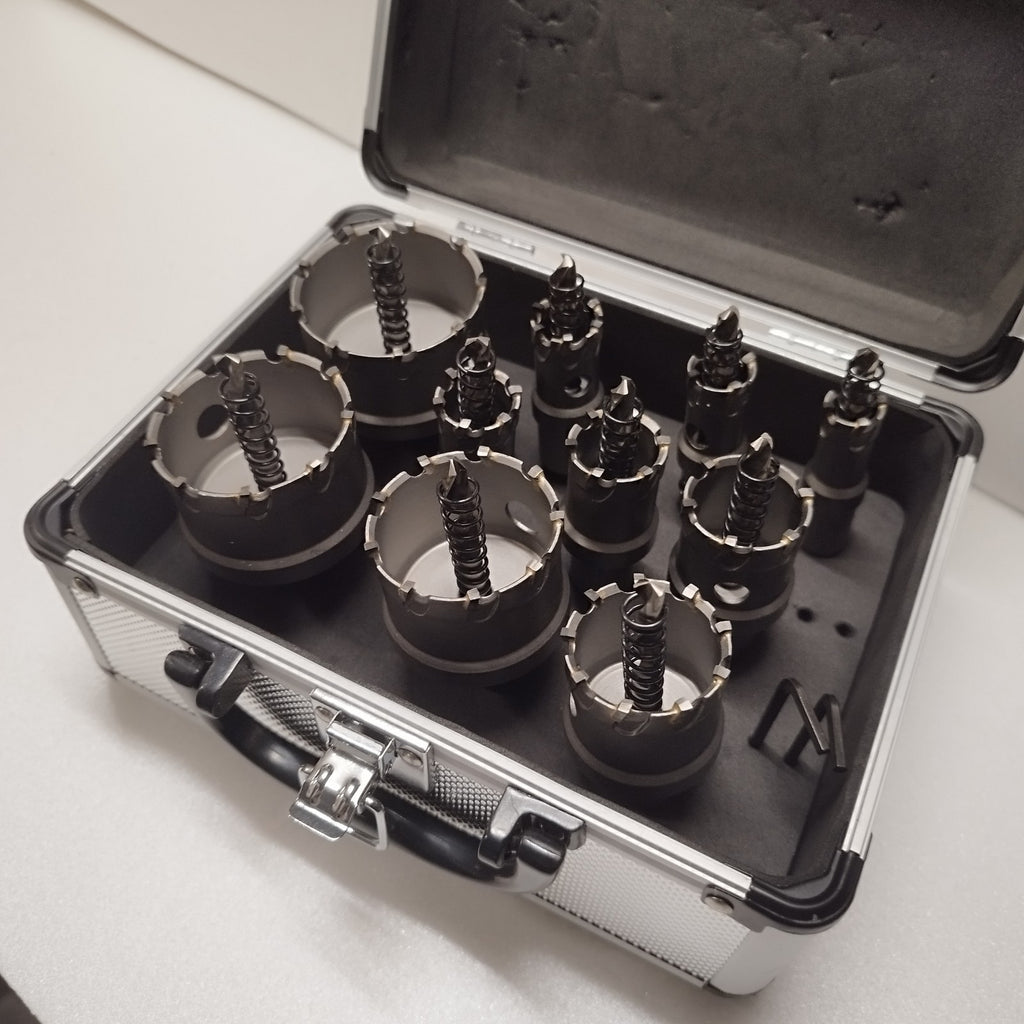Lochsäge Hartmetall TCT Bohrkrone Kreisschneider für Edel - Stahl Set u. Einzeln