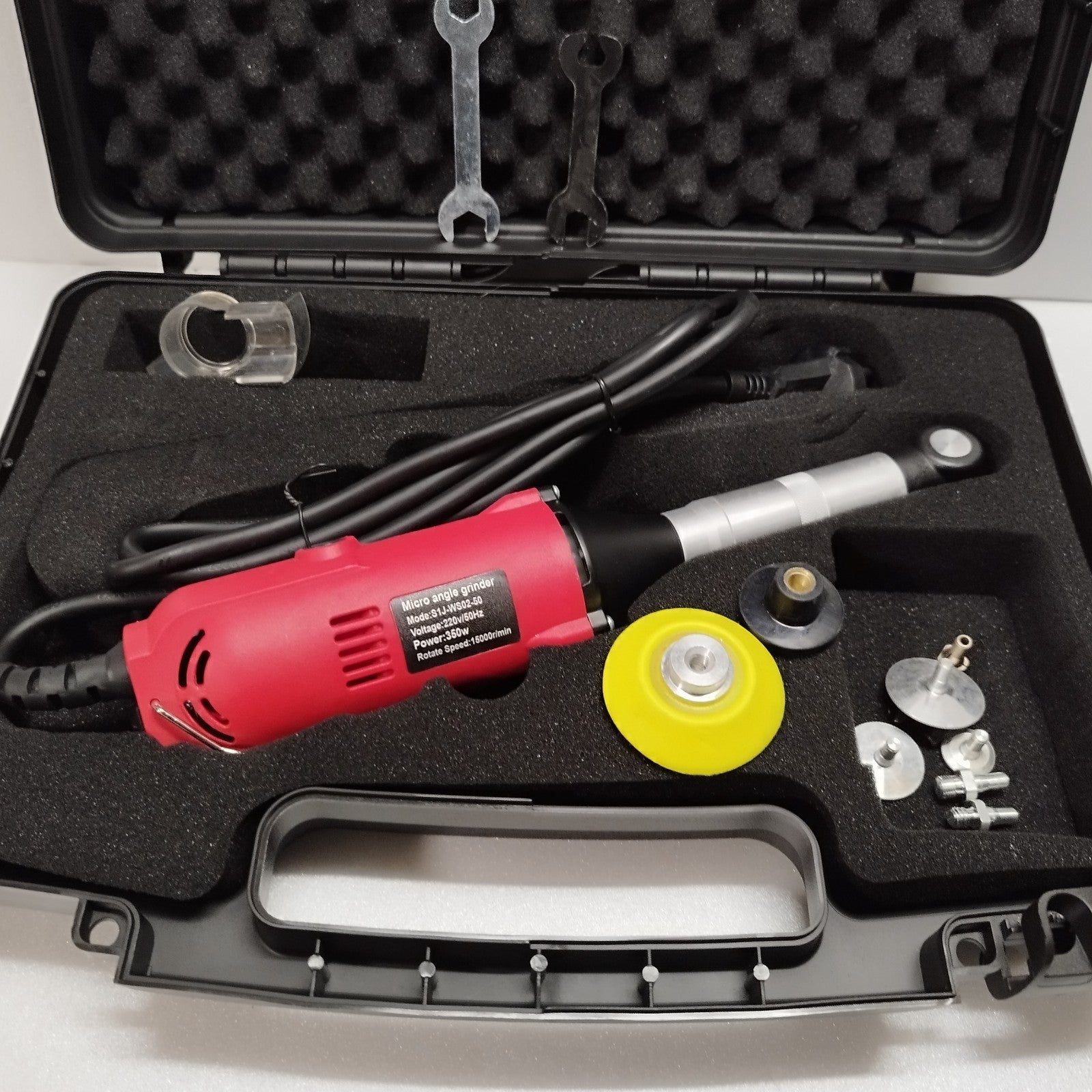 Mini Akku Winkelschleifer 50mm Trennschleifer Schleifmaschine Flex Bis 15000 rpm