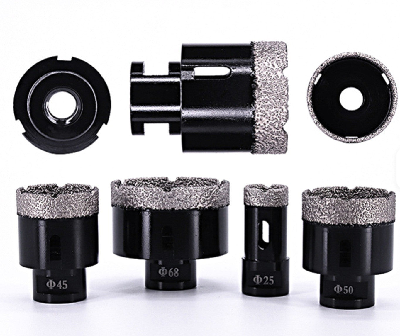 Diamantbohrkrone Fliesenbohrer Diamantbohrer 6-68 mm für Winkelschleifer M 14