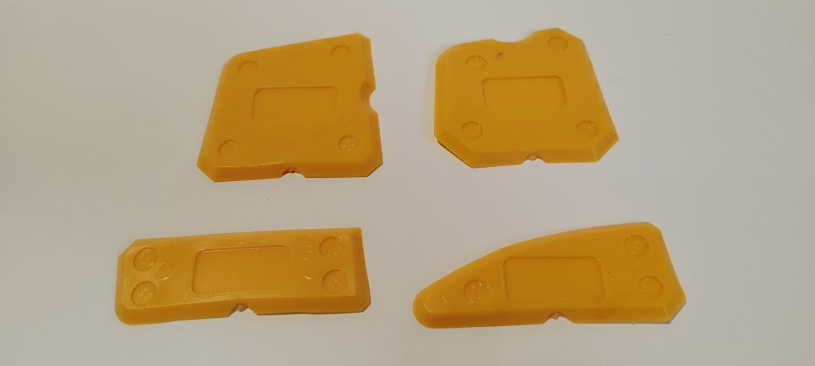 Silikonabziher - Fugenfux Blau - Orane - Gelb - Klassik 4er,