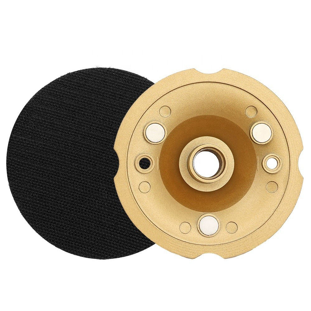 Polier Diamantpad Trägerplatte Magnetisch , Klettteller  polieren und schleifen.