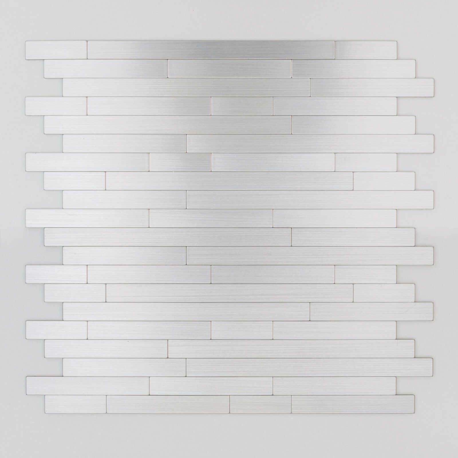 Mosaikfliesen Selbstklebend Glas Alu Metall Mosaik Wandverkleidung  -  0,9 qm