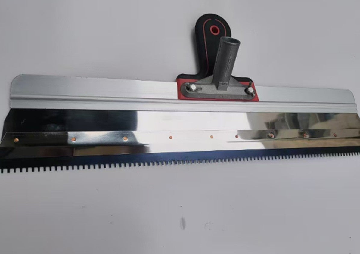 Großflächenrakel gezahnt 560mm Flächenrakel Flächenspachtel Stehrakel Rakel