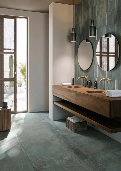 Ascot Mosaik URBANICA LOSANGA - Corten Emerald Iron Ash -  1 Paket 4 stück